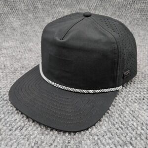 Melin CL Black Coronado Hydro Snapback Hat Rope Performance Water Resistant Cap